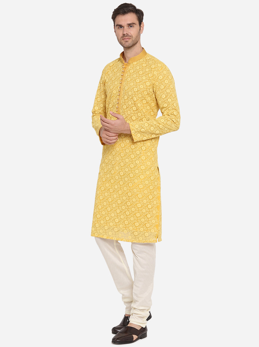 Mustard Yellow Kurta Set | Azania