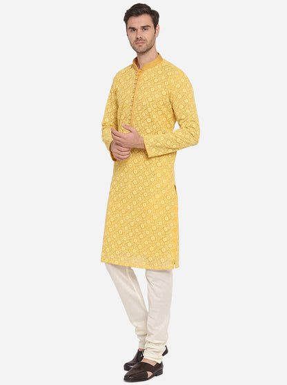 Mustard Yellow Kurta Set | Azania