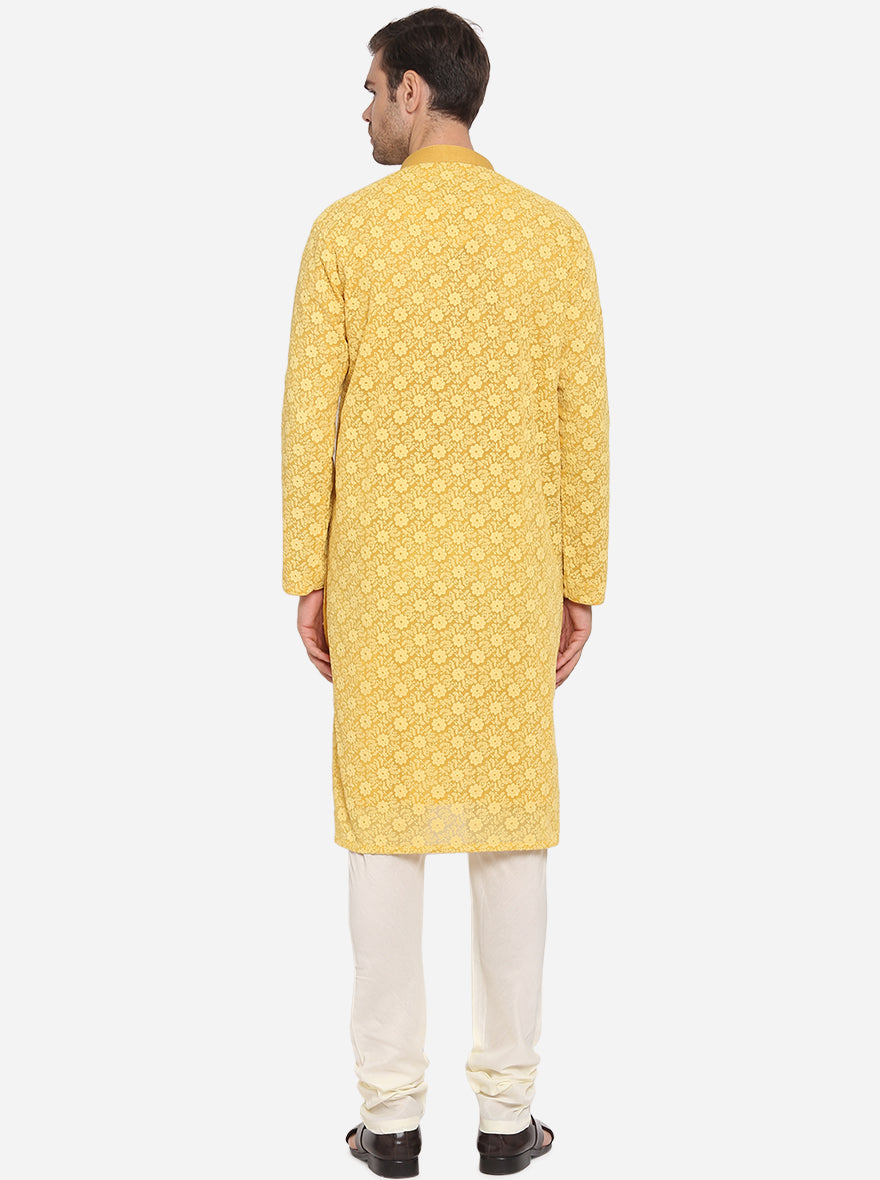 Mustard Yellow Kurta Set | Azania