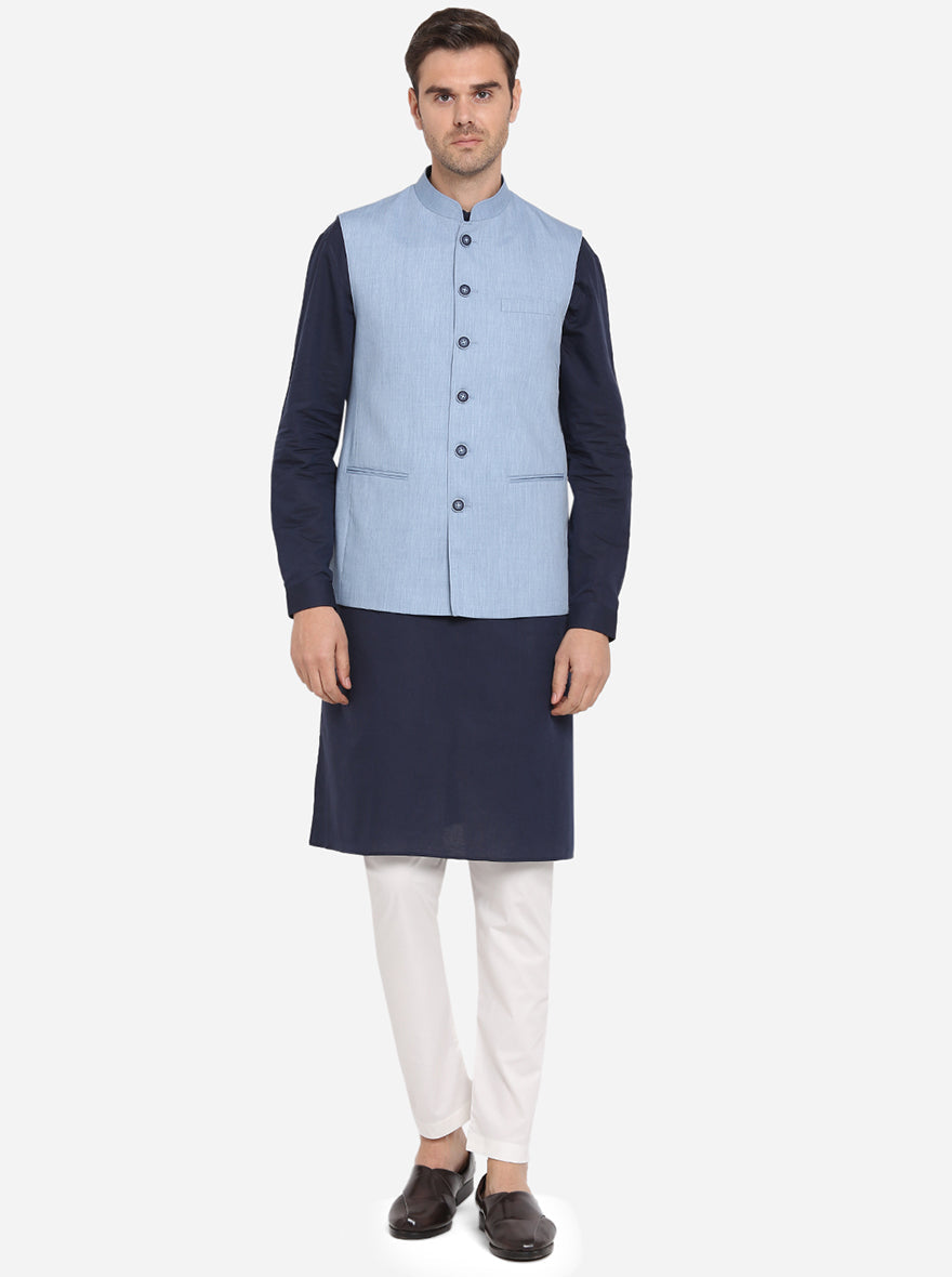 Ice Blue Modi Jacket | JadeBlue