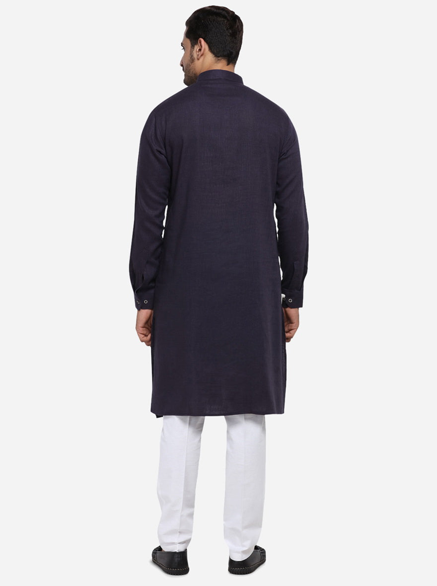 Navy Blue Kurta Set | TULA