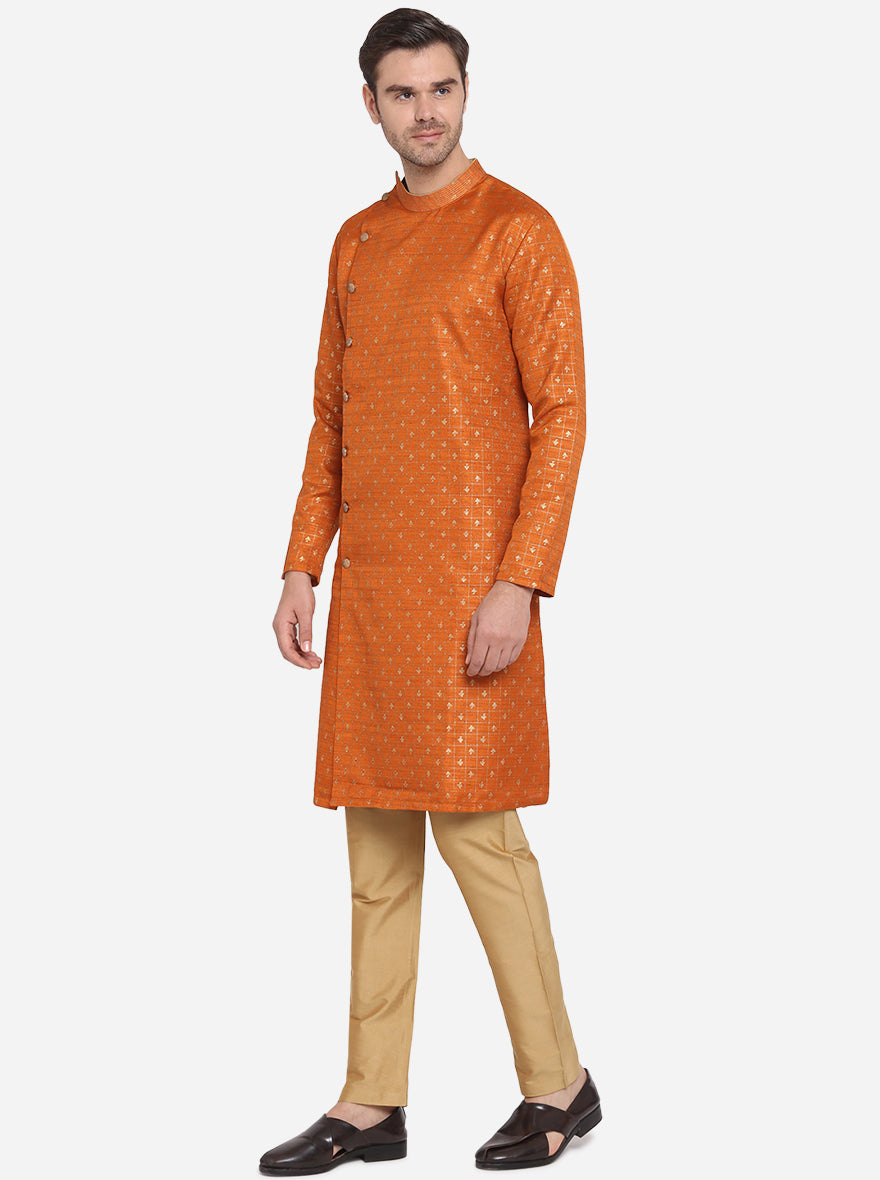 Orange Kurta Set | Azania