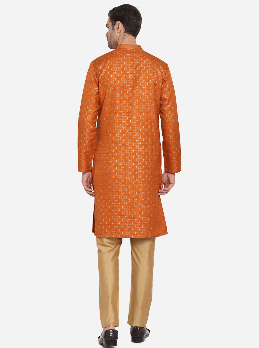 Orange Kurta Set | Azania