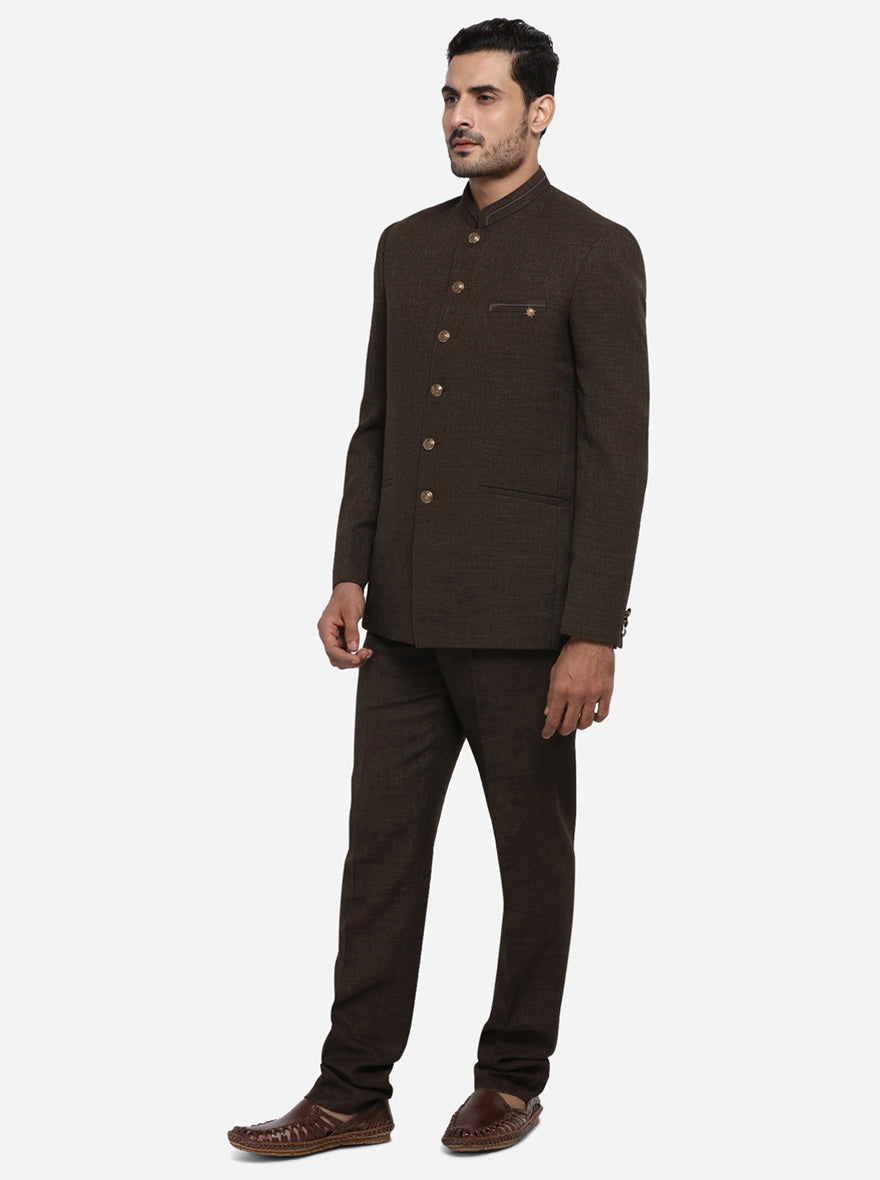 Brown Jodhpuri Suit | JadeBlue