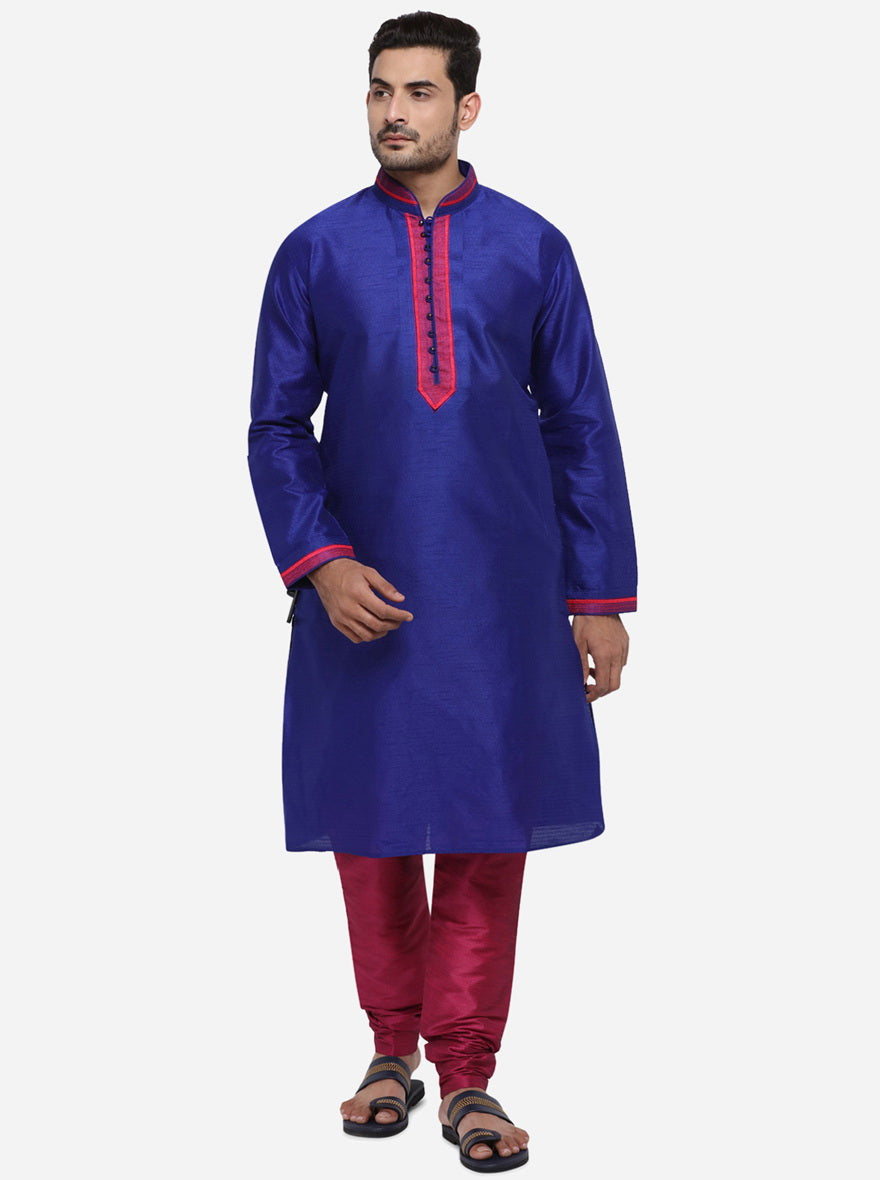 Royal Blue Kurta Set | Azania