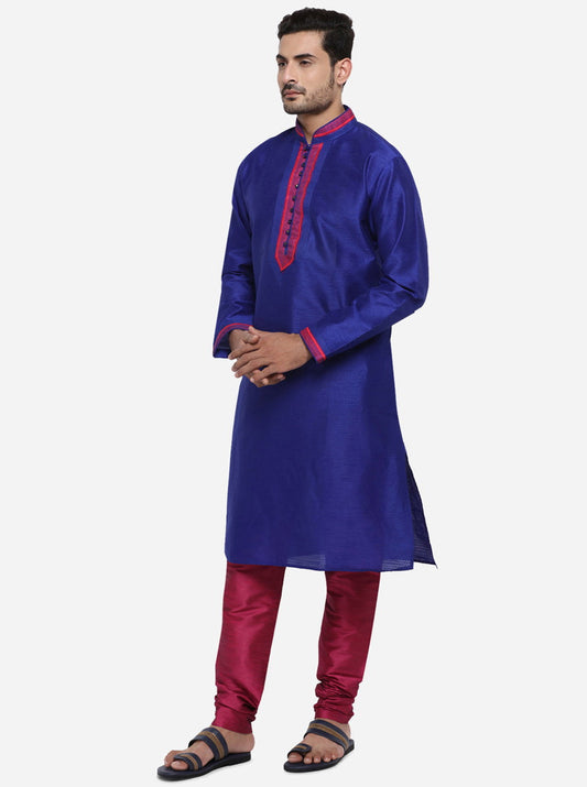 Royal Blue Kurta Set | Azania