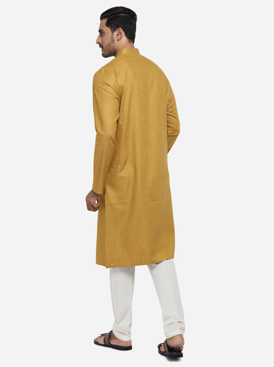 Ochre Yellow Kurta | Azania