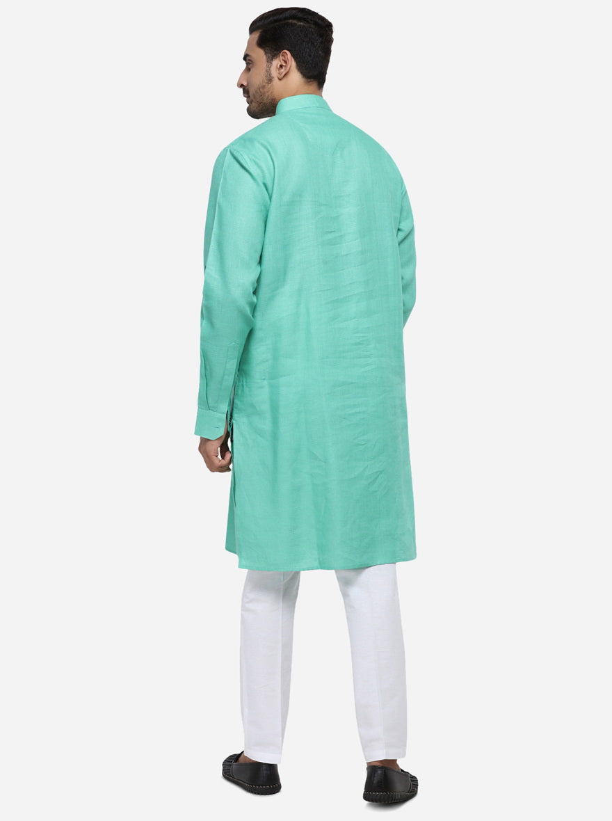 Aqua Green Kurta Set | Azania