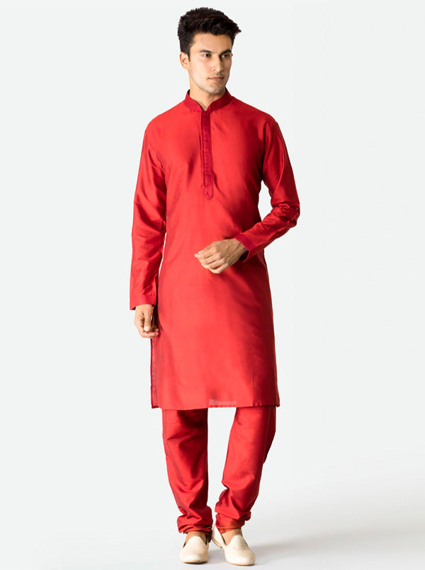 Maroon Kurta Set