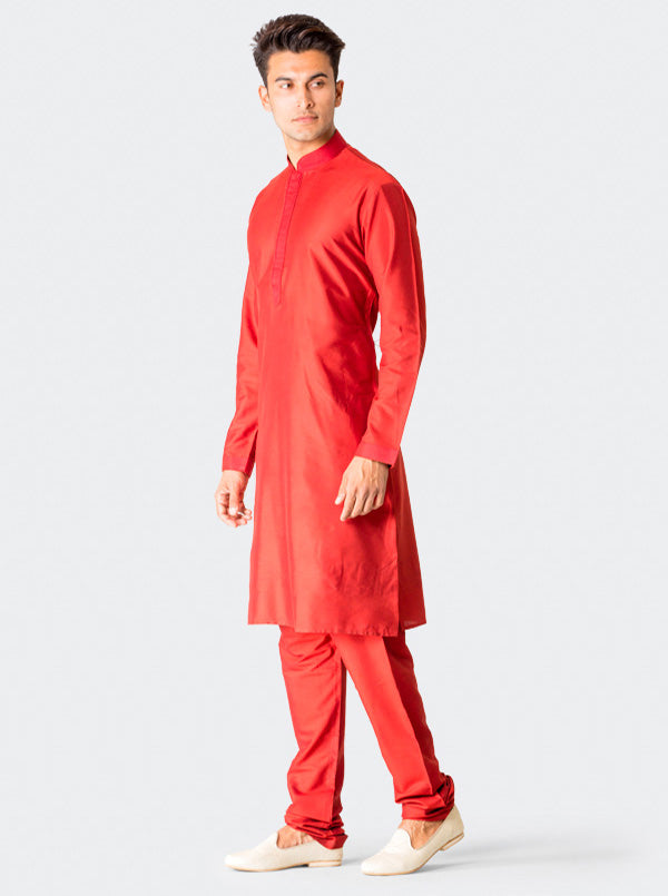 Maroon Kurta Set