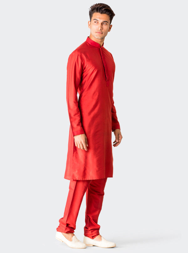 Maroon Kurta Set