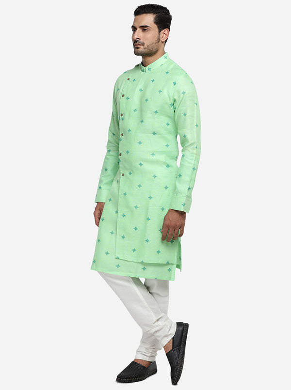 Light Green Kurta Set | TULA