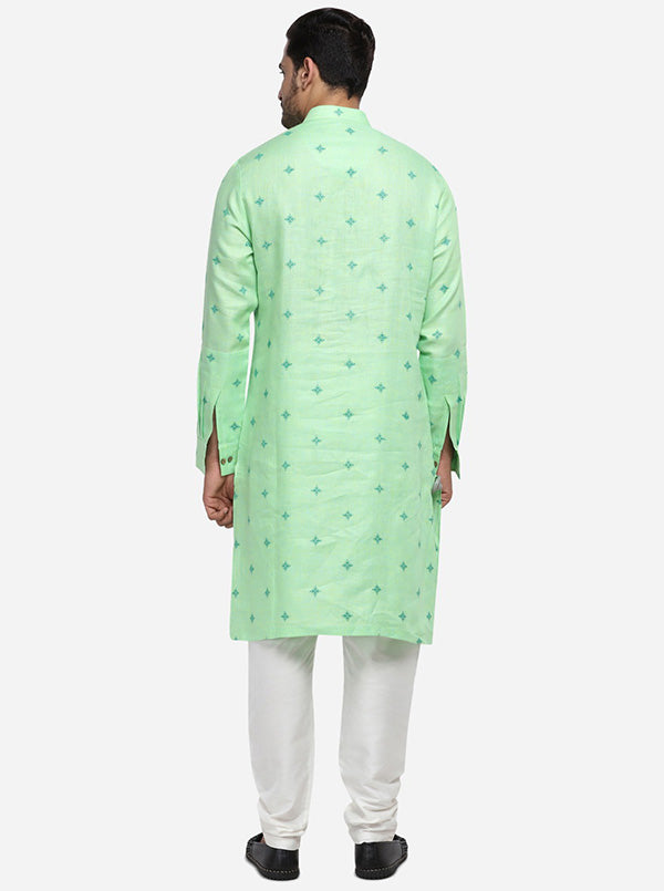 Light Green Kurta Set | TULA