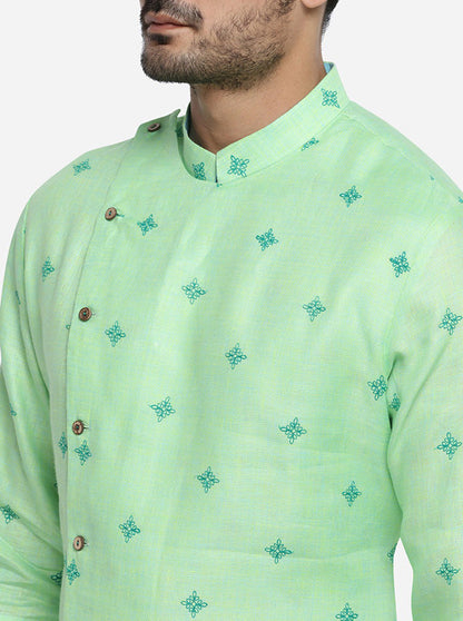 Light Green Kurta Set | TULA