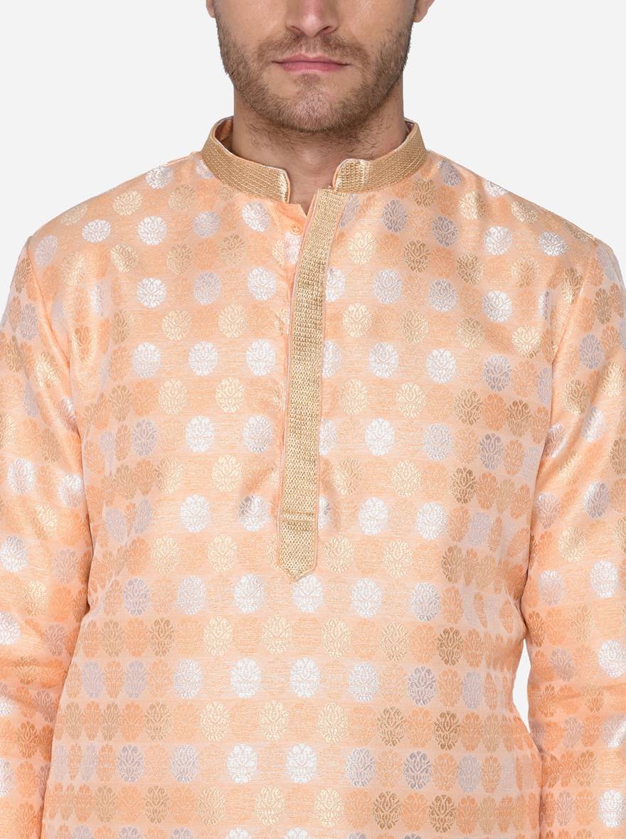 Peach Kurta Set | Azania