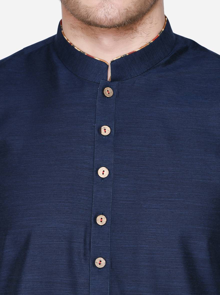 Dark Blue Kurta | Azania