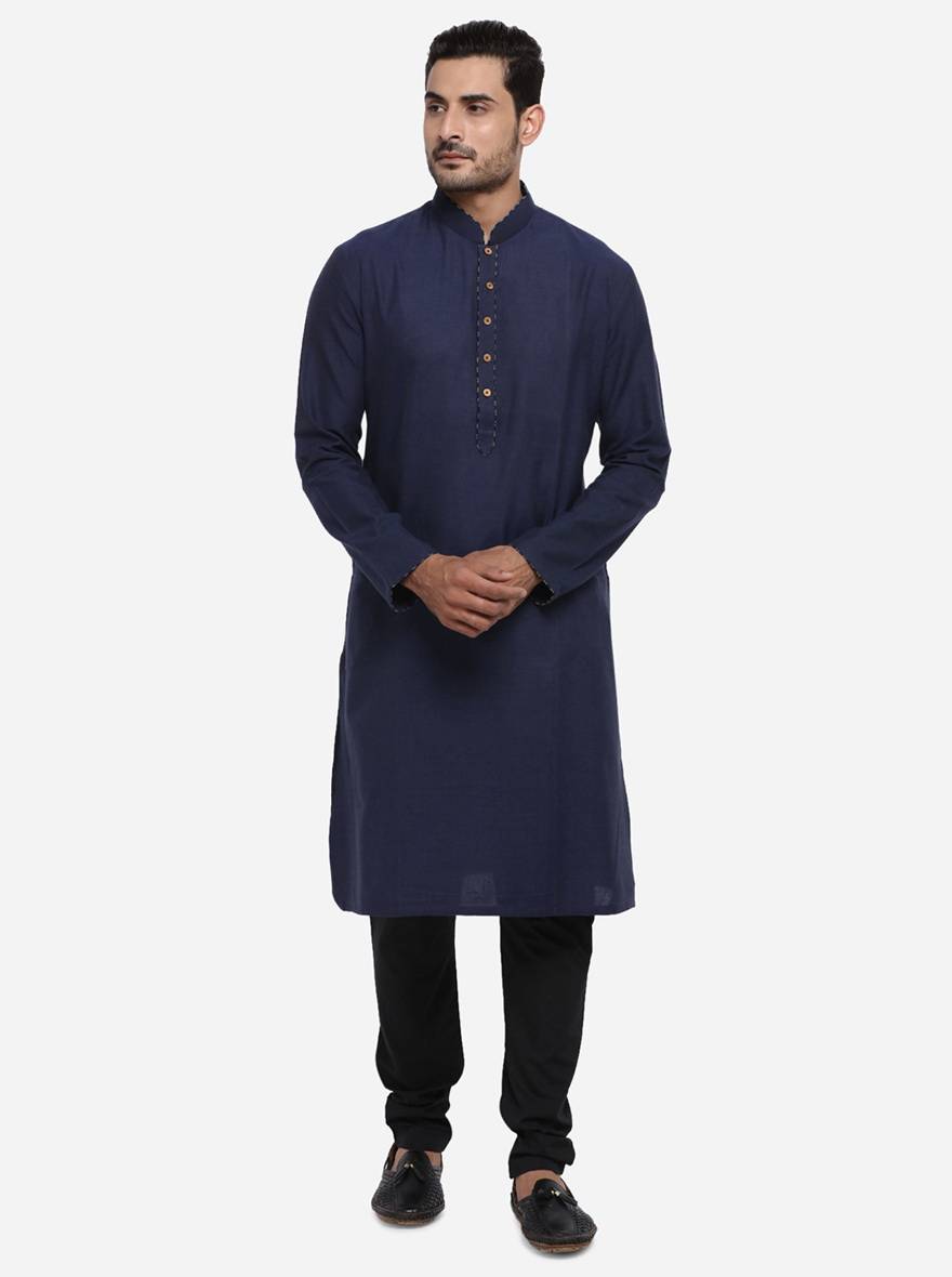 Dark Blue Kurta | Azania