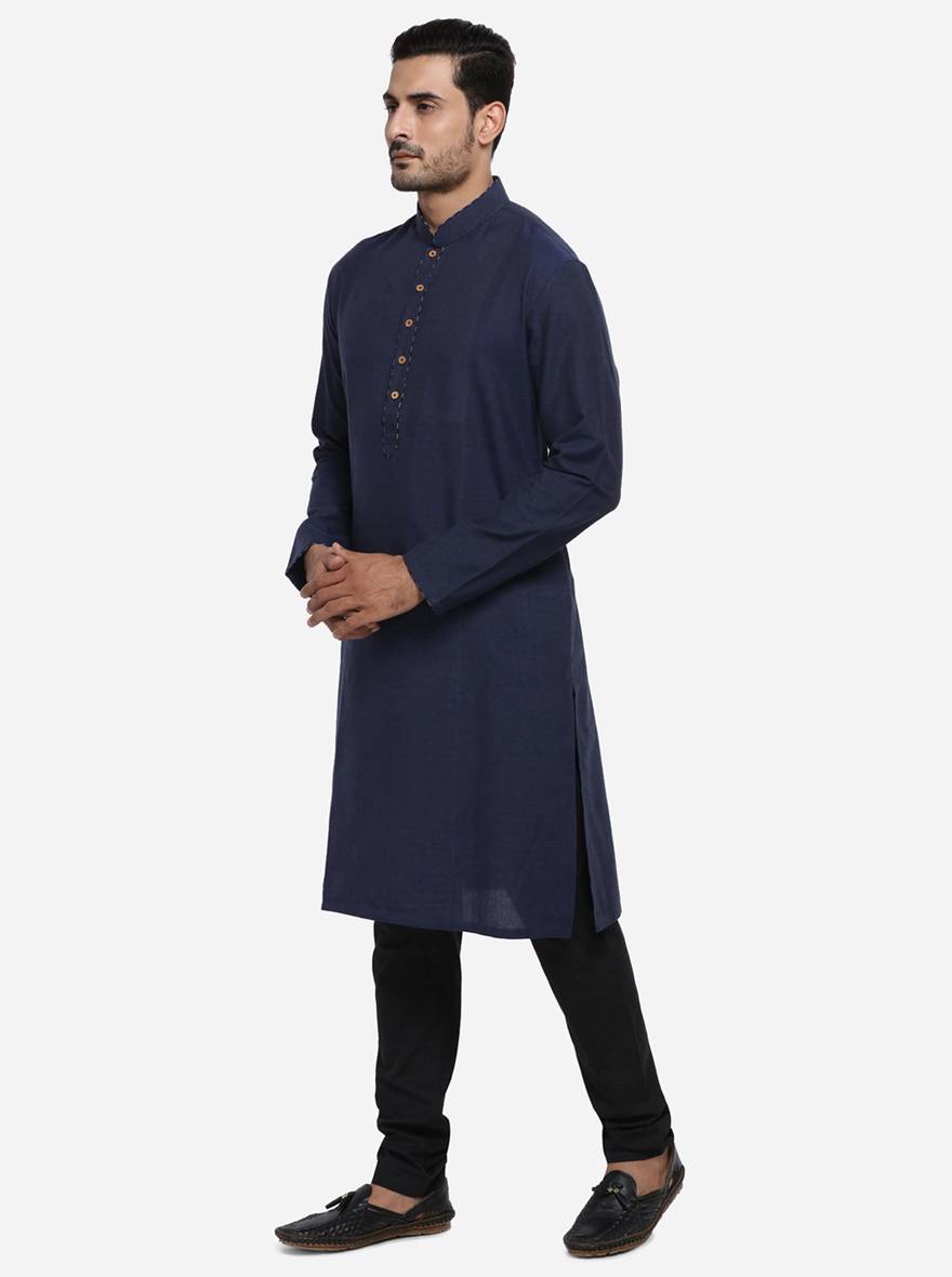 Dark Blue Kurta | Azania