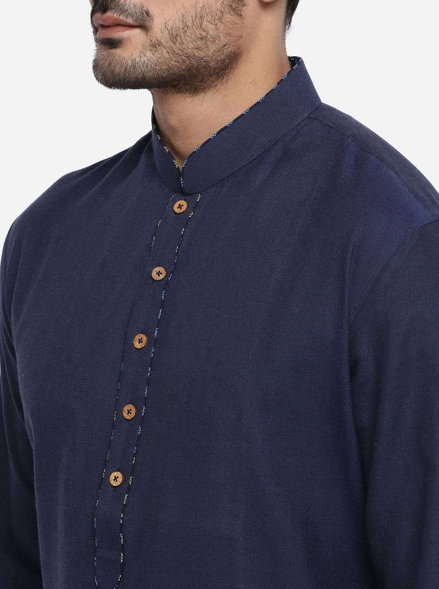 Dark Blue Kurta | Azania