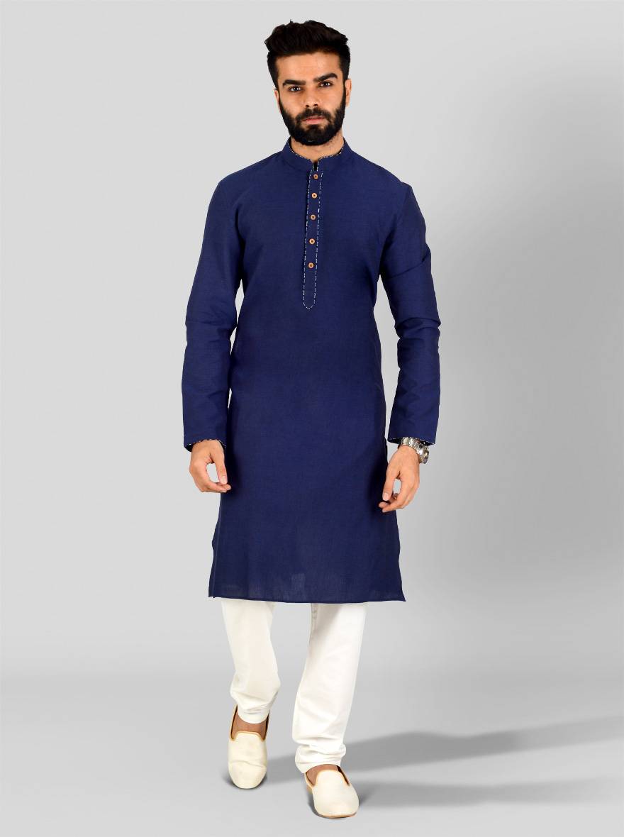 Navy Blue Kurta | Azania