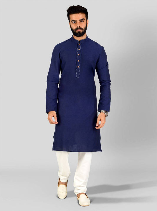 Navy Blue Kurta | Azania