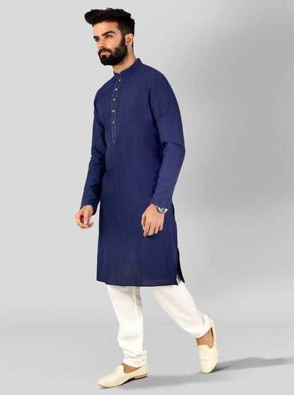 Navy Blue Kurta | Azania