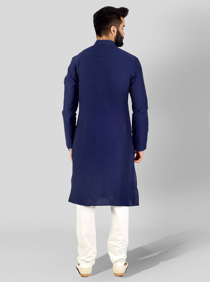Navy Blue Kurta | Azania