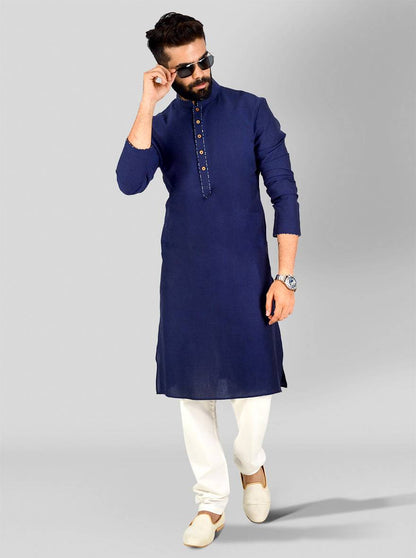 Navy Blue Kurta | Azania