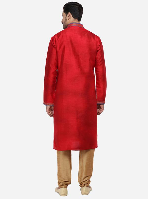 Bright Red Kurta Set | Azania