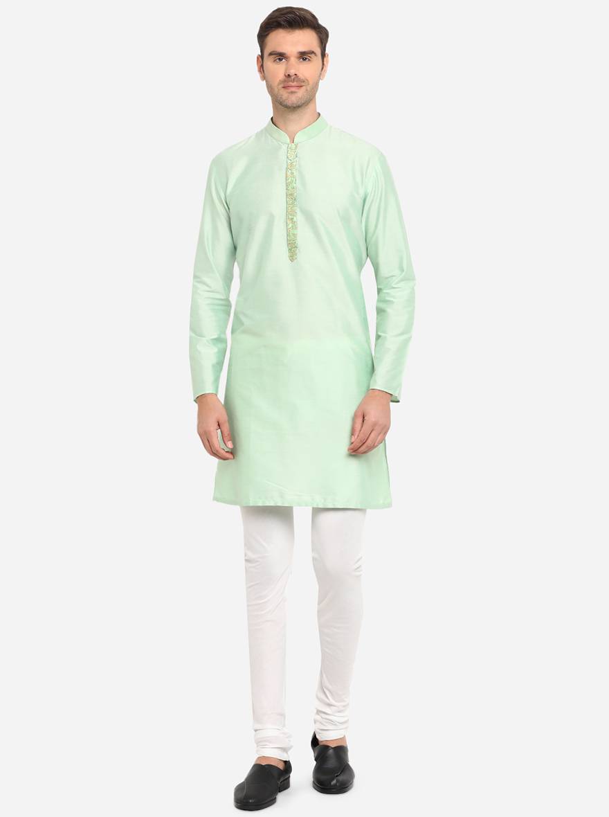 Pastel Green Kurta | Azania