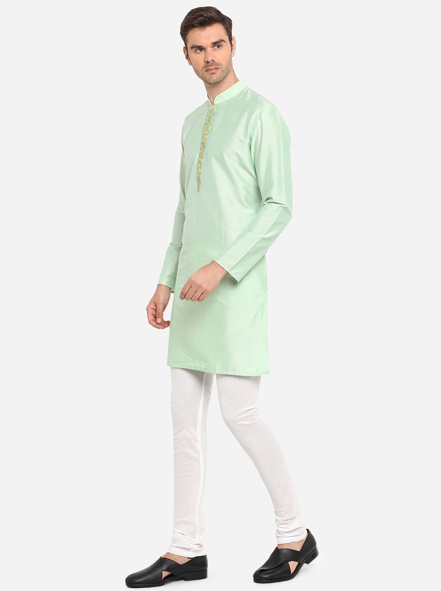 Pastel Green Kurta | Azania