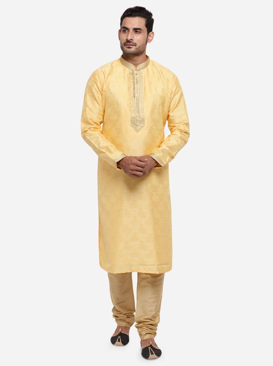 Golden Yellow Kurta Set | Azania