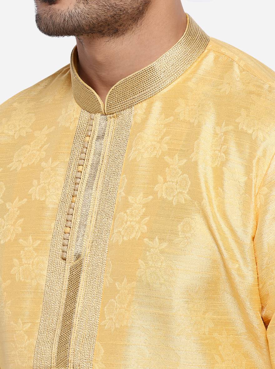 Golden Yellow Kurta Set | Azania