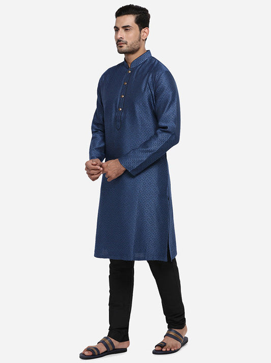 Navy Blue Kurta Set | TULA