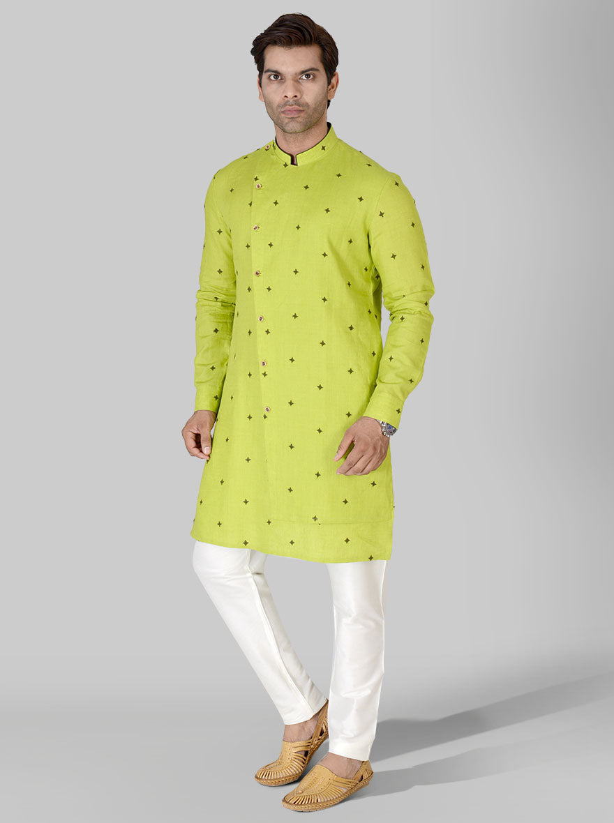 Green & Olive Kurta Set | TULA