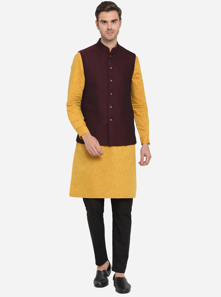 Maroon Modi Jacket | JadeBlue