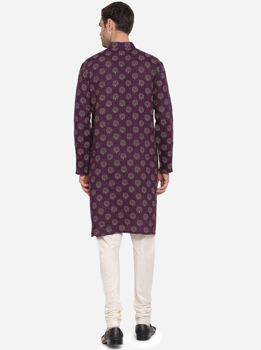 Purple Kurta Set | Azania