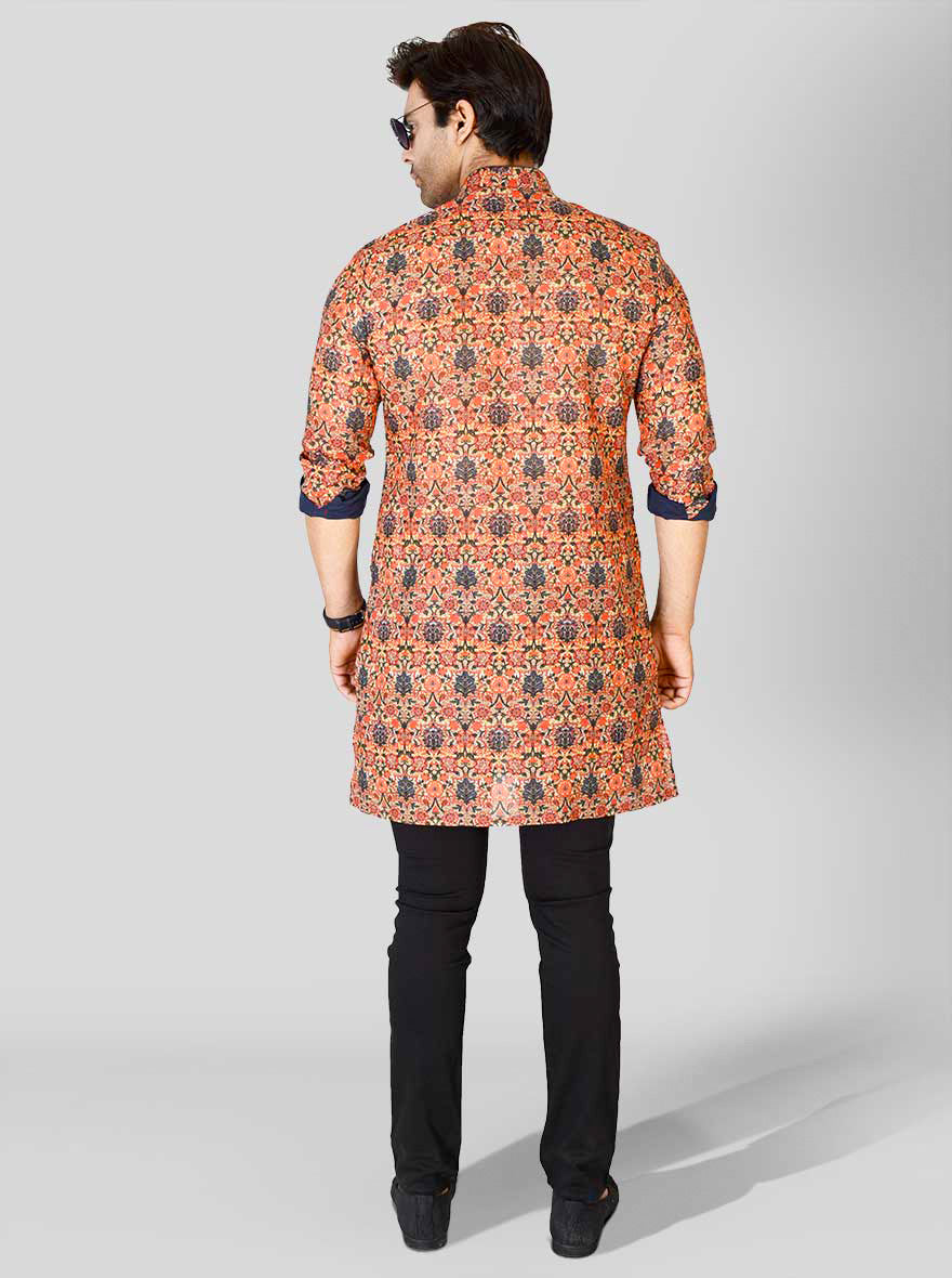 Red & Blue Kurta | Azania