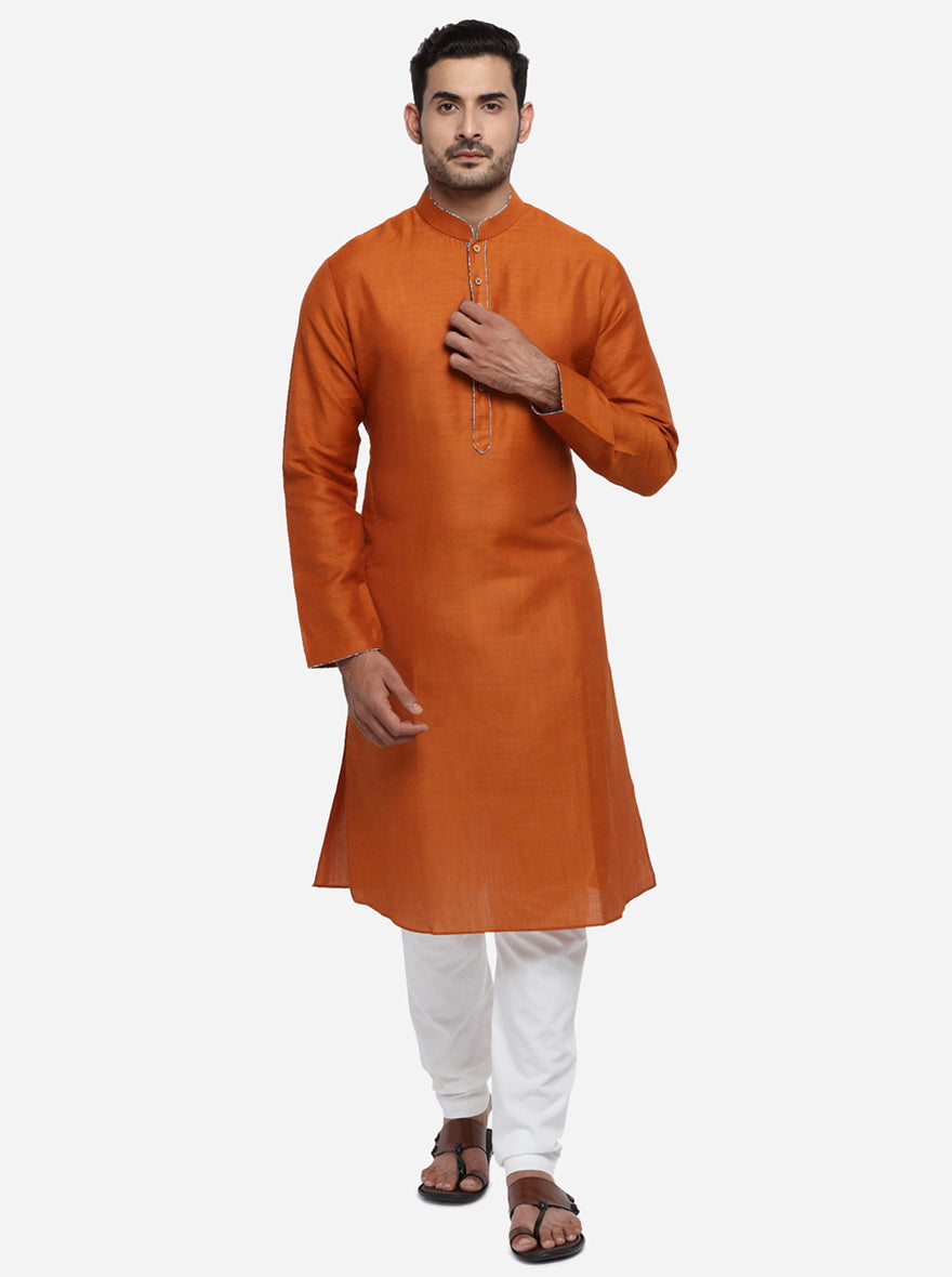 Orange Kurta | Azania