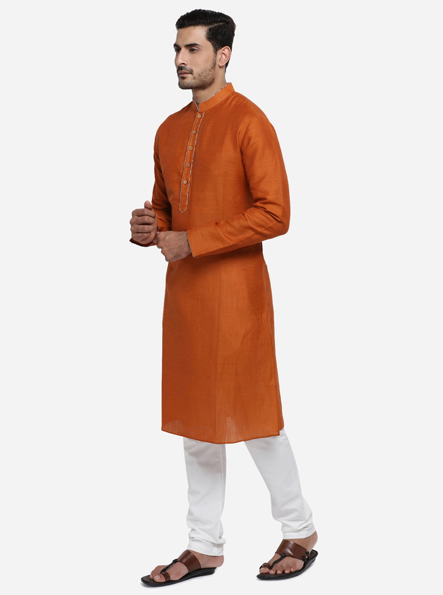 Orange Kurta | Azania