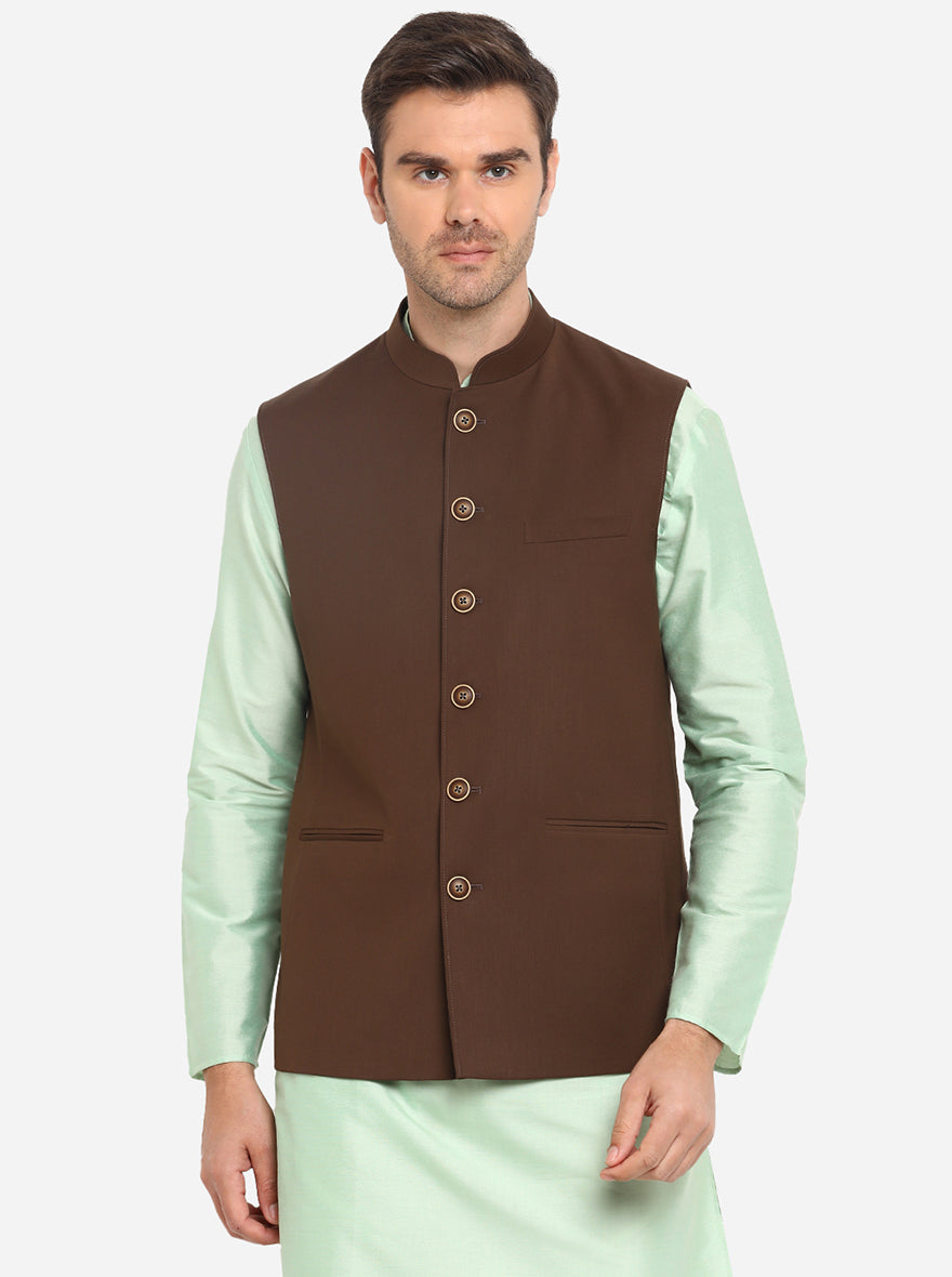 Brown Modi Jacket | JadeBlue