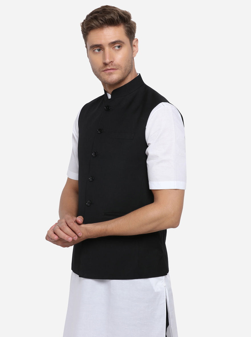 Jet Black Modi Jacket | JadeBlue