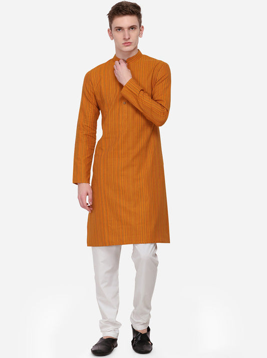 Multicolor Striped Regular Fit Kurta | Azania