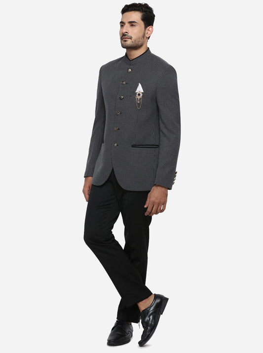 Black Jodhpuri Suit | JadeBlue