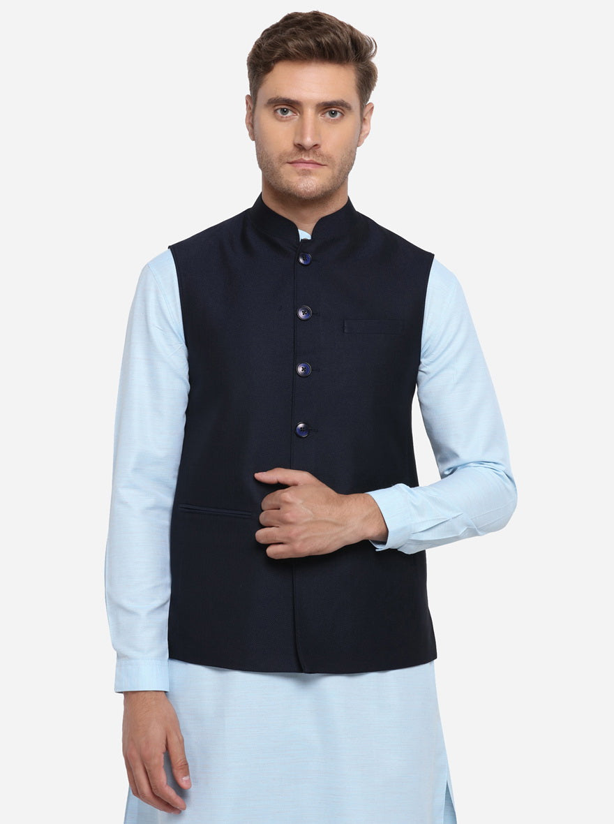 Deep Blue Modi Jacket | JadeBlue