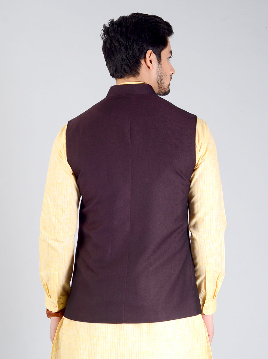 Dark Brown Modi Jacket | JadeBlue