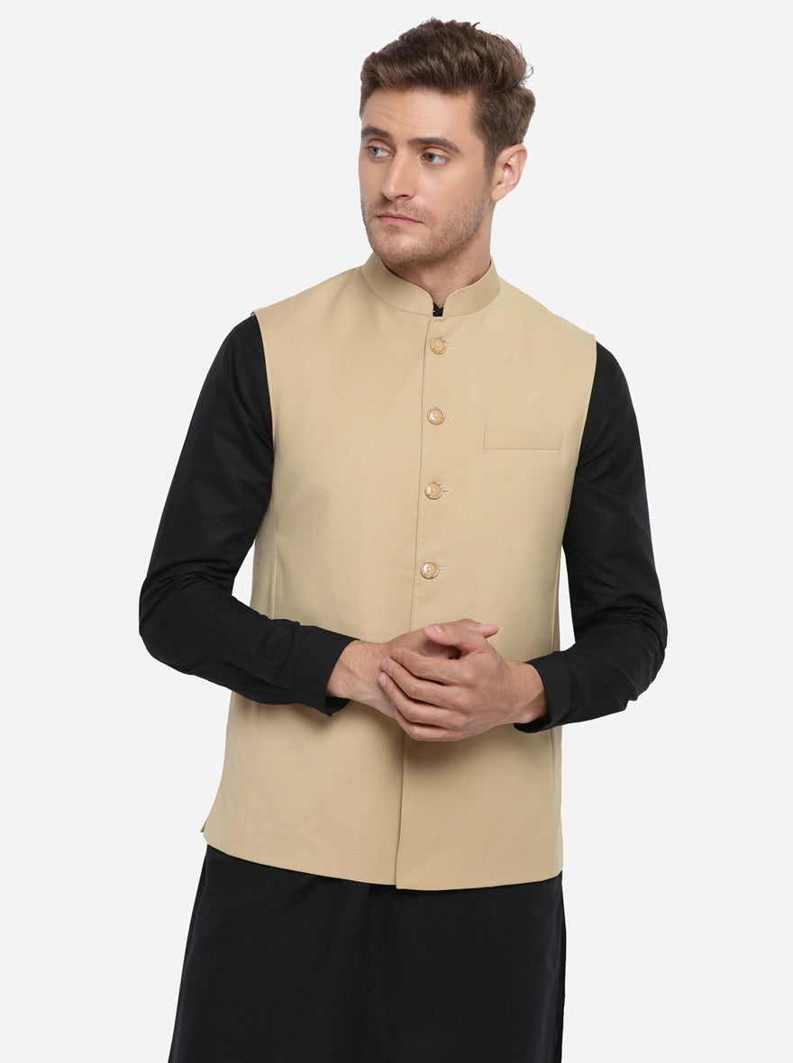 Beige Modi Jacket | JadeBlue