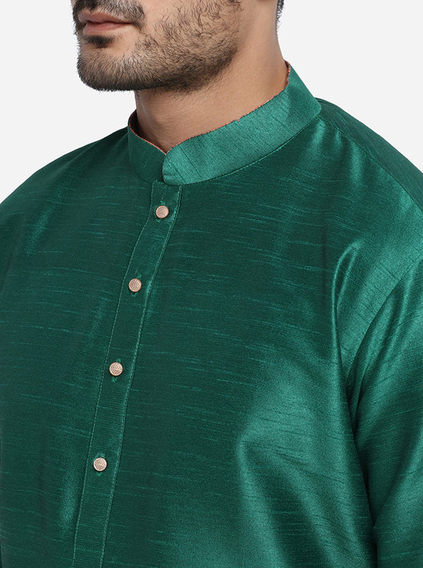 Dark Green Kurta Set | Azania