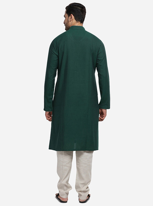 Emerald Green Kurta | Azania