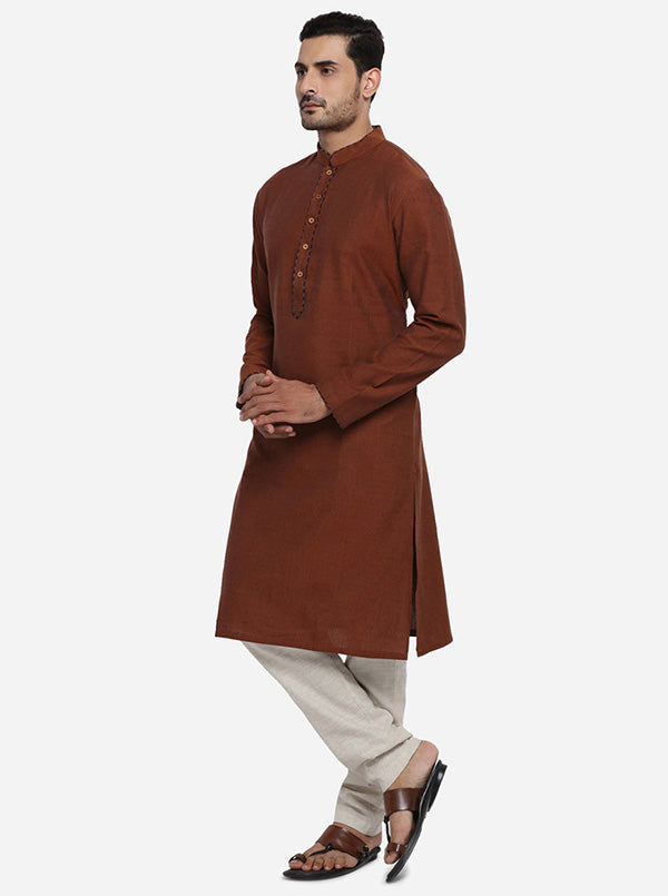 Brown Kurta | Azania